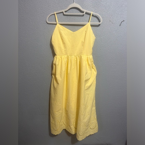 Nwot Calypso St. Barth Yellow midi dress size 8 - Picture 5 of 13